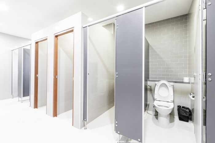  Desain  Interior Toilet  Umum Minimalis  untuk Mall Pusat 